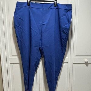 Roz & Ali‎ Women’s Classic Blue Dress Pants Size 24W Signature Fit